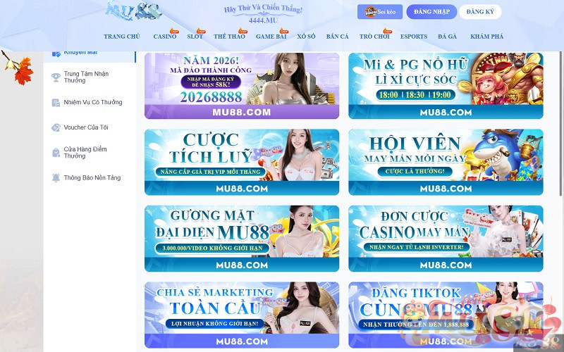 Danh sách khuyến mãi MU88 hot nhất 2025 Danh sách khuyến mãi MU88 hot nhất 2025