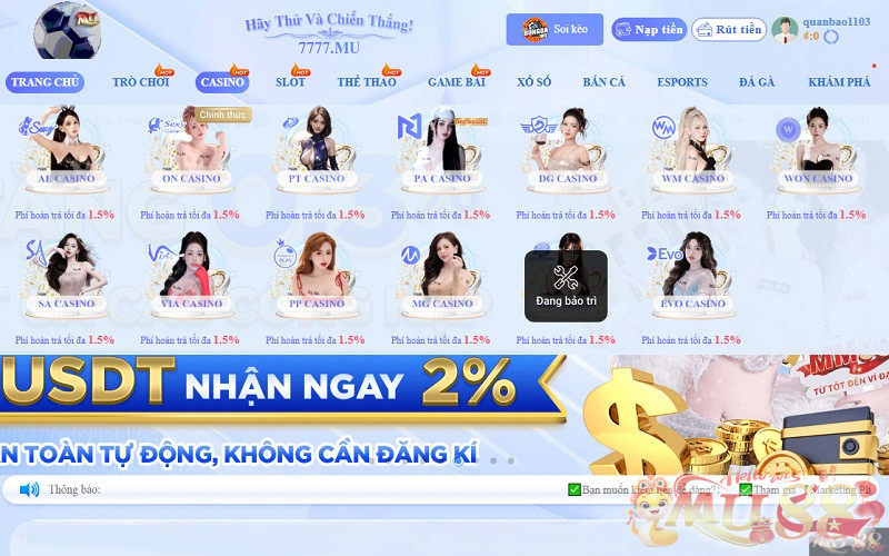 Luật chơi Casino Mu88