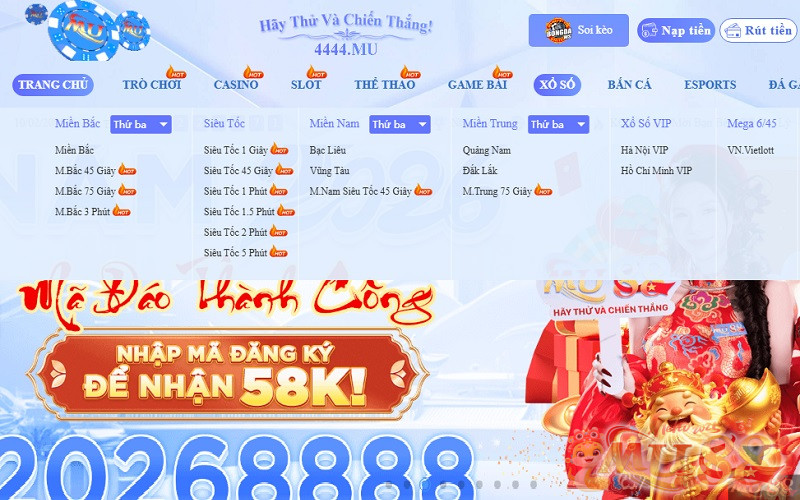 Luật chơi Xổ Số Mu88