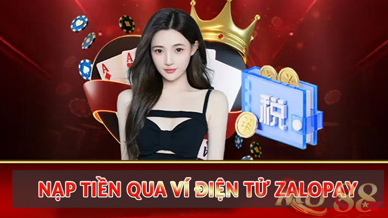 Thao tác nạp tiền qua ví điện tử Zalopay